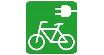 icon stromtankstelle fahrrad