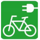 icon stromtankstelle fahrrad